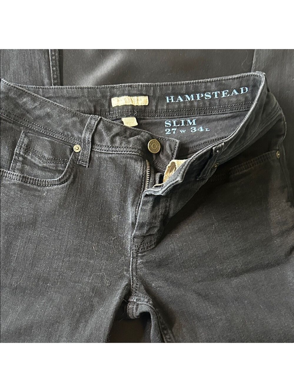 Burberry Hampstead Slim Jeans - Charcoal